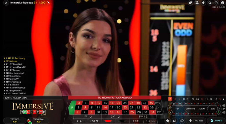 Που θα παίξετε νόμιμα ζωντανά καζίνο με Live Dealers της Evolution